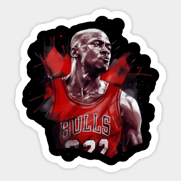 Michael Jordan Sticker by Pixy Official